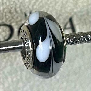Pandora Murano Glass Scroll Charm